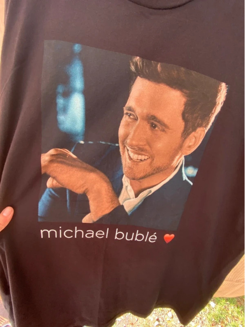 Michael Buble Mens Black T-Shirt Size 3XL